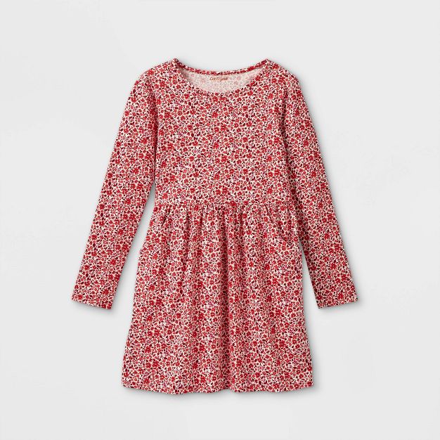 Váy cotton dài tay Cat Jack hoạ tiết BG 5-18y (Bảng màu 1)