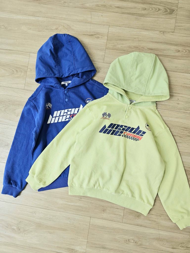 Áo hoodie nỉ bông Muomuo xuất Hàn 2 màu bé trai size 120-160