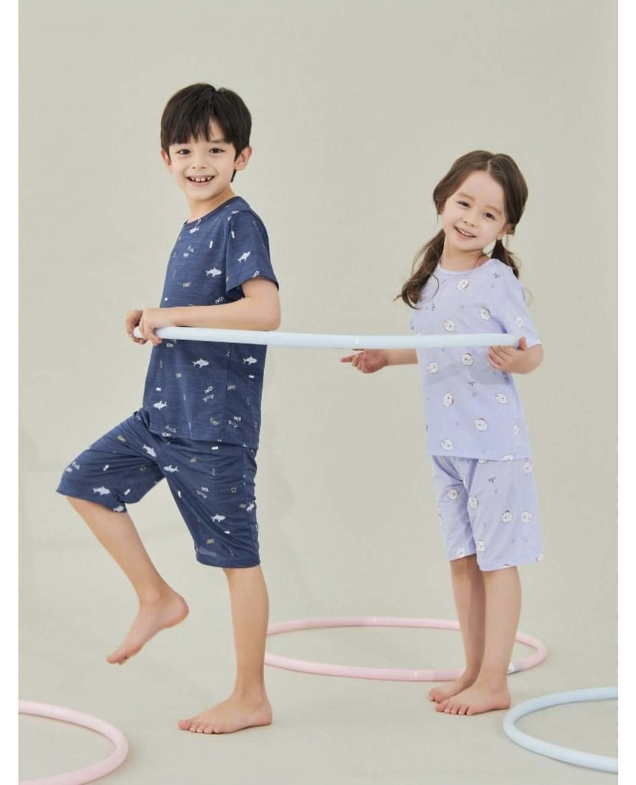 Bộ thun poly SuaFam xuất Hàn nhiều màu cho bé size 65 - 85 ( 6 - 14y )