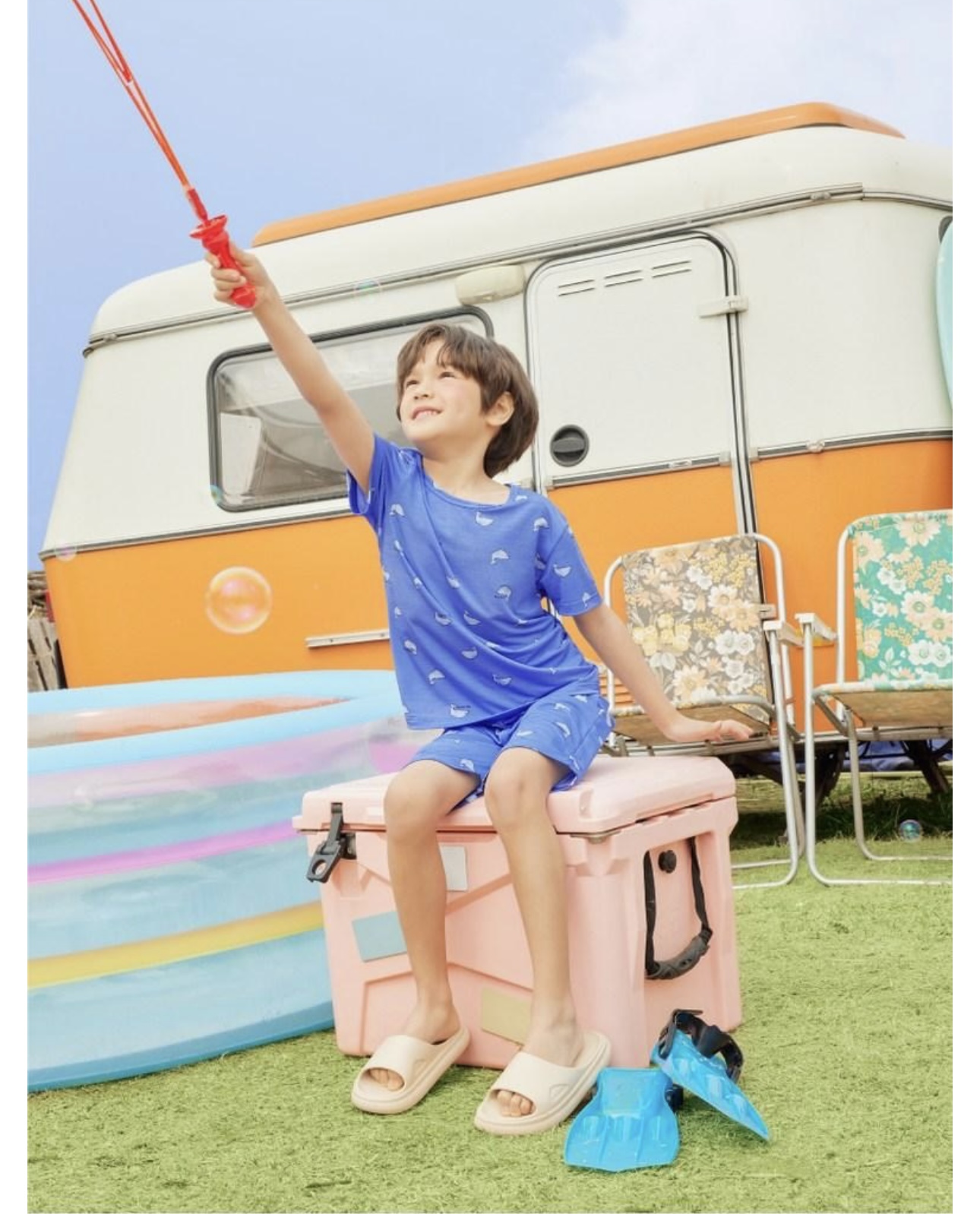 Bộ thun poly SuaFam xuất Hàn nhiều màu cho bé size 65 - 85 ( 6 - 14y )