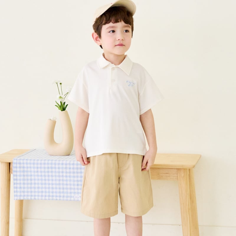 Quần short Bebezoo kaki 3 màu Be/Trắng/Đen BT size 100-150