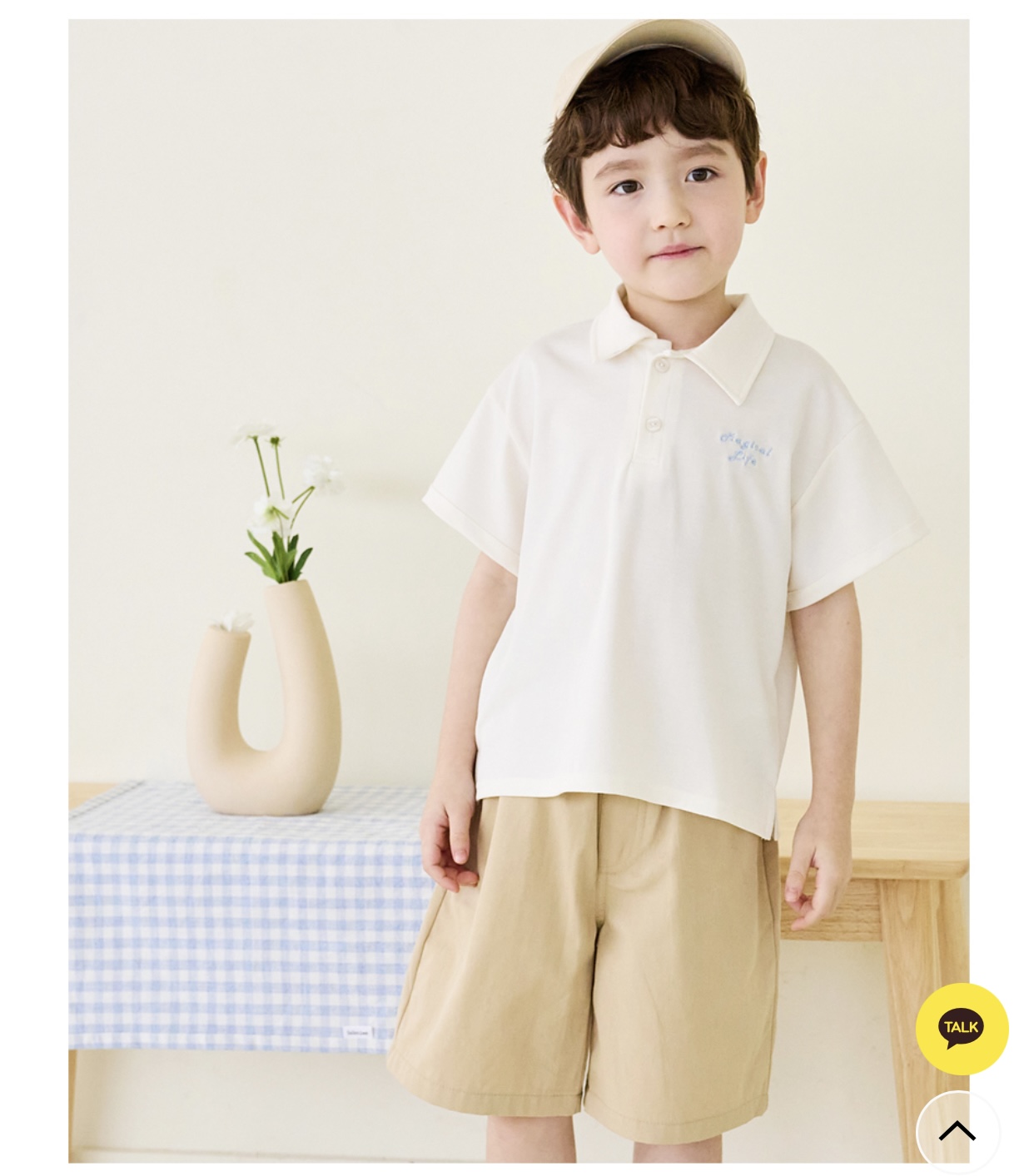 Quần short Bebezoo kaki 3 màu Be/Trắng/Đen BT size 100-150