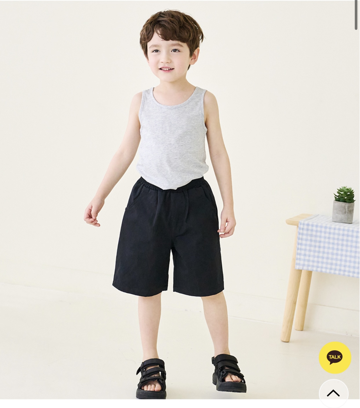 Quần short Bebezoo kaki 3 màu Be/Trắng/Đen BT size 100-150