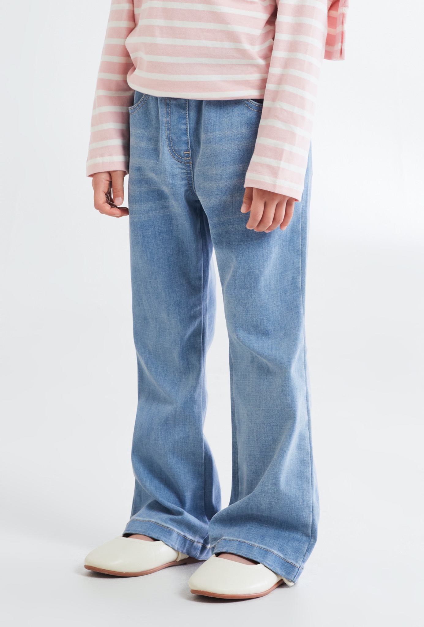 Quần jean Spao ống loe dư xịn cho bé gái size 120-160