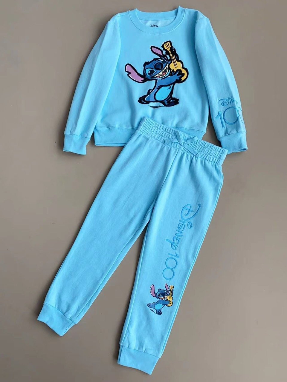 Bộ nỉ bông Disney nhiều hình Bé Gái size 3 - 10y
