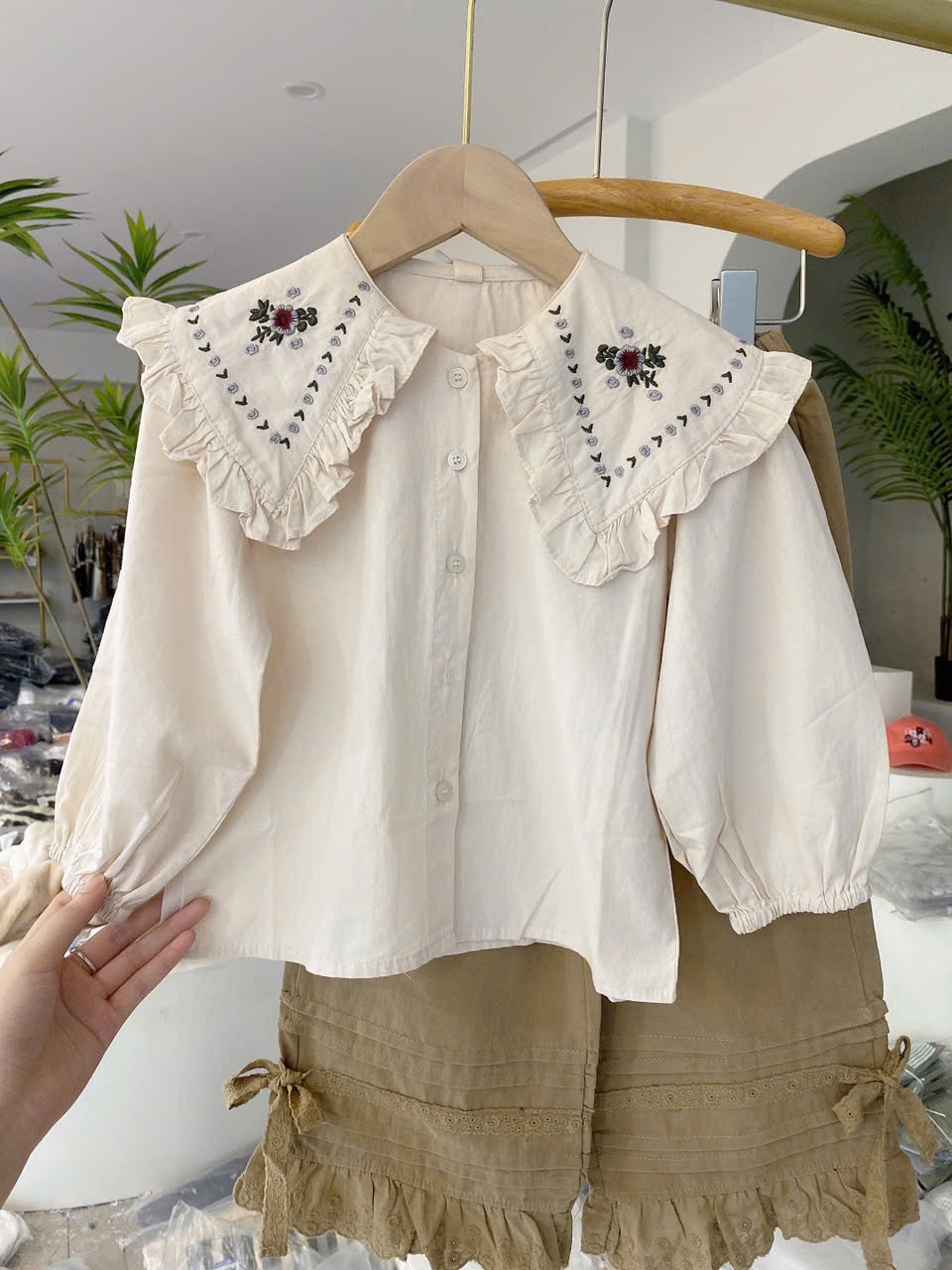 Áo sơ mi nhiều mẫu Bé Gái size 90 - 140