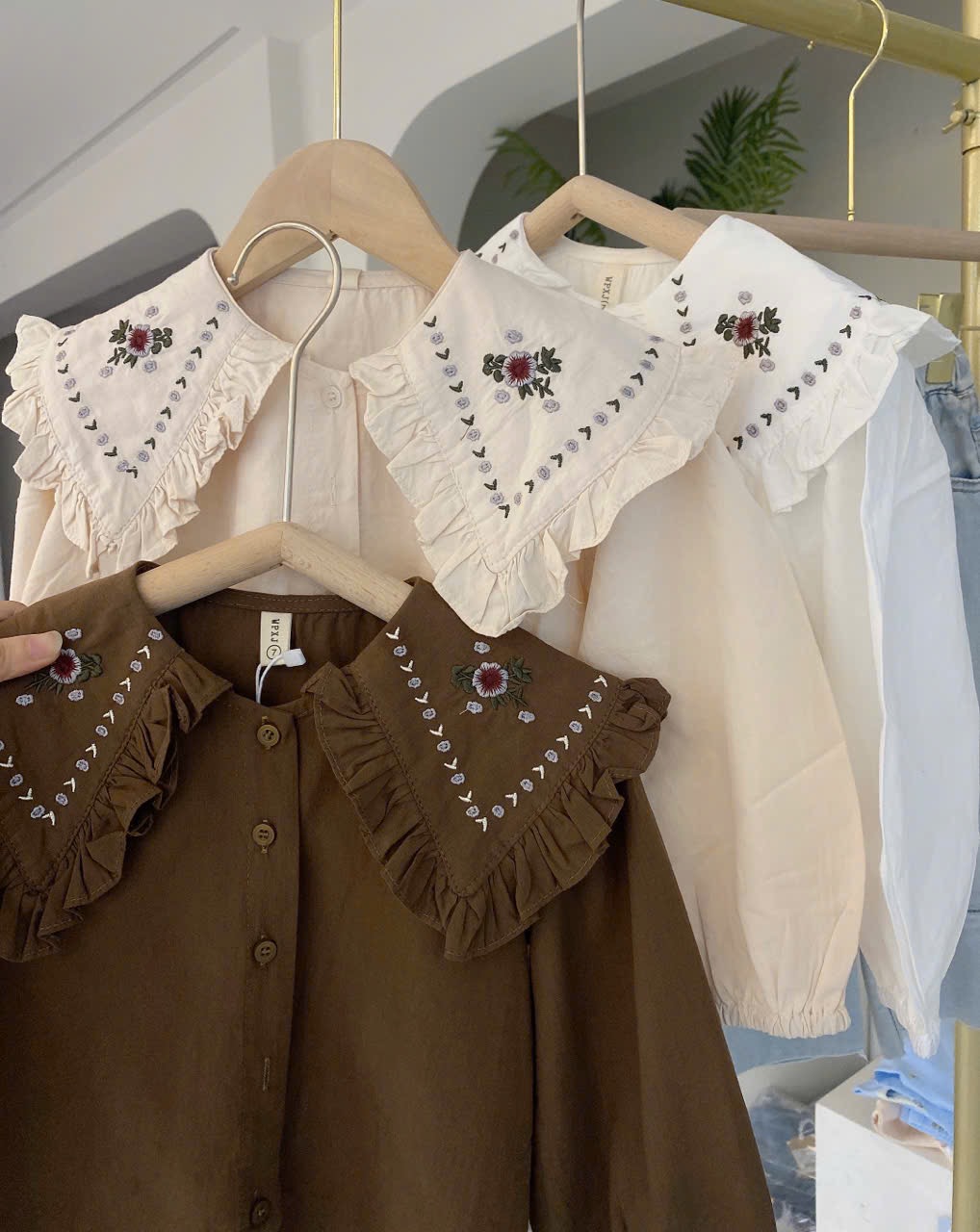 Áo sơ mi nhiều mẫu Bé Gái size 90 - 140