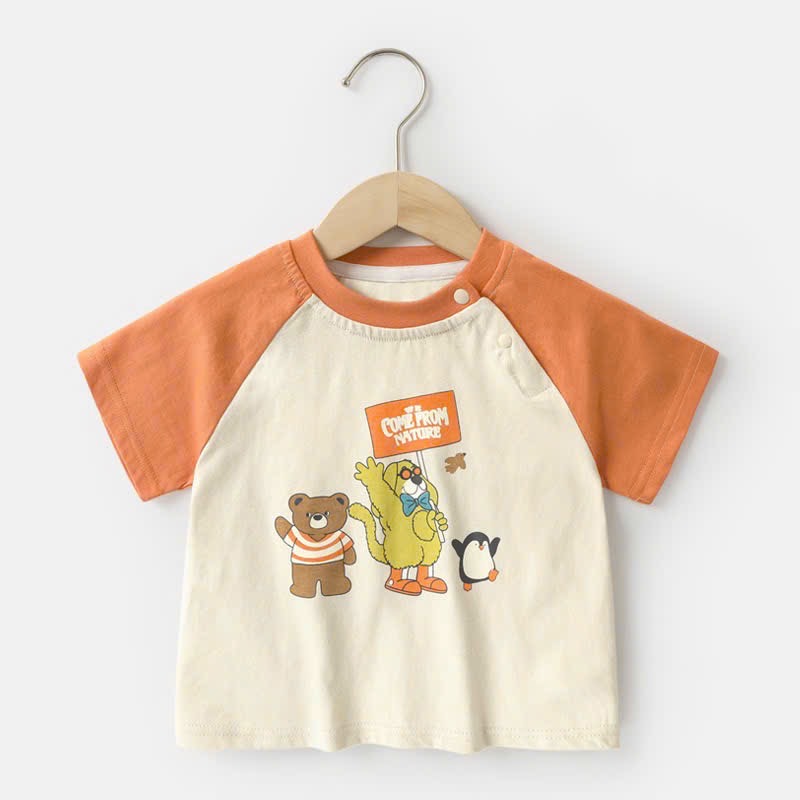 BM2 - Áo cotton Cutepanda tay giác lăng nhiều màu cho bé size 90-120