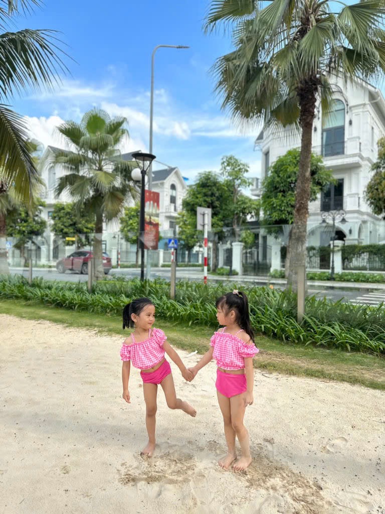 Bộ bơi rời Harifa nhiều màu cho bé gái size 1-6y