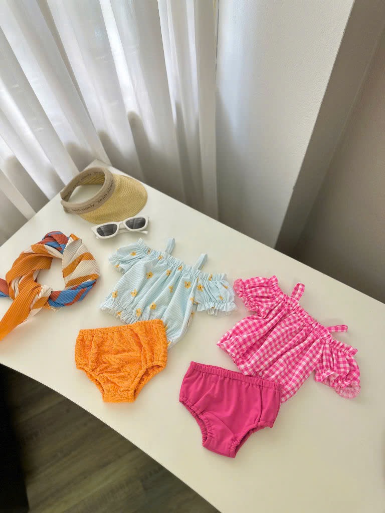 Bộ bơi rời Harifa nhiều màu cho bé gái size 1-6y
