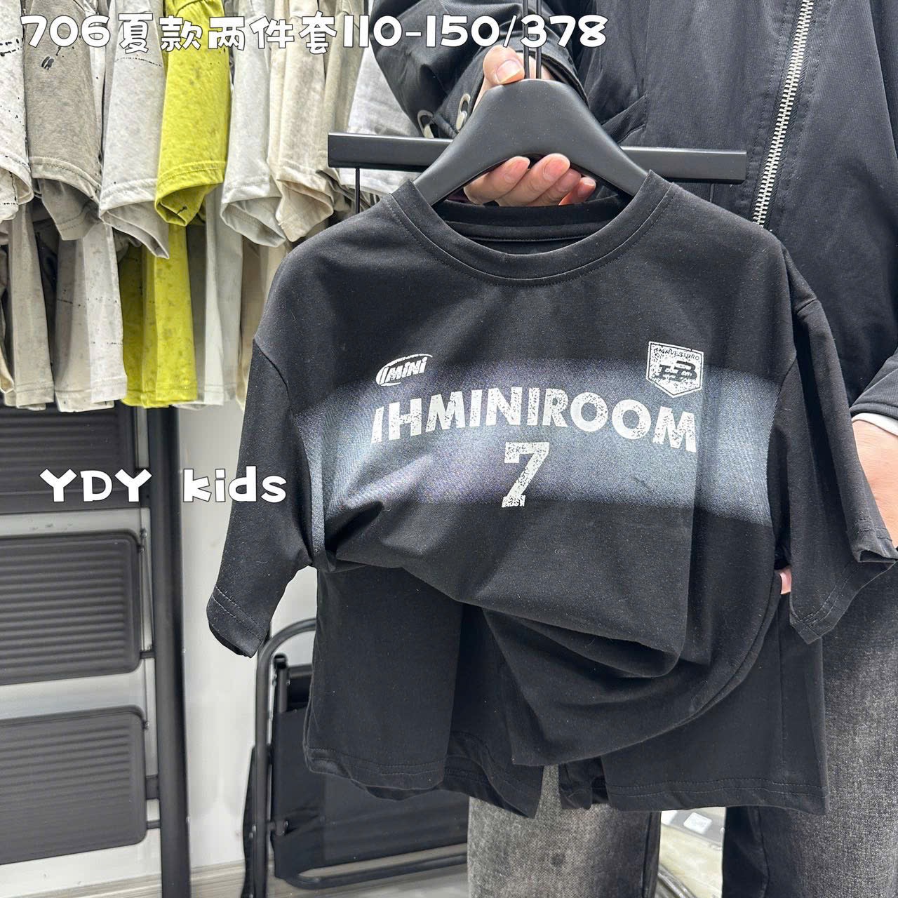 Bộ cotton QC nhiều màu cho bé trai size 110-150