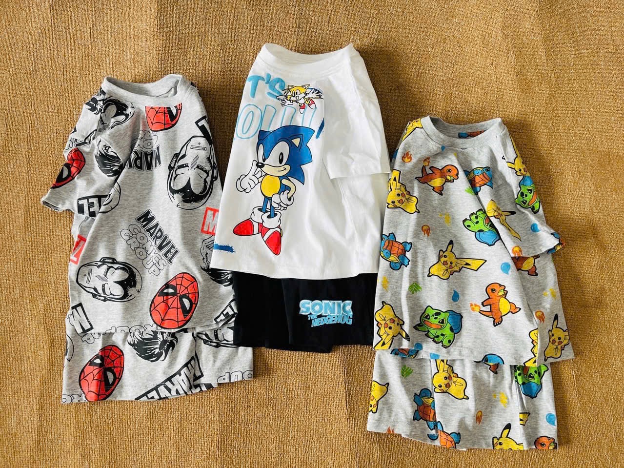 Bộ cotton Hm nhiều mẫu cho bé trai size 2 - 10y ( Bảng màu 2 )