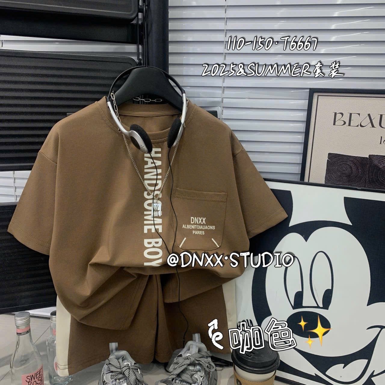 Bộ cotton QC nhiều màu cho bé trai size 110-150