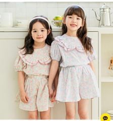 Bộ thô hoa nhí Bebezoo 2 màu BG size 100-140