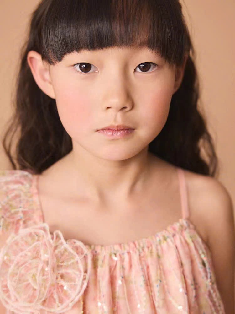 Váy hai dây Next kim sa lót cotton màu cam đào size 3 - 15y