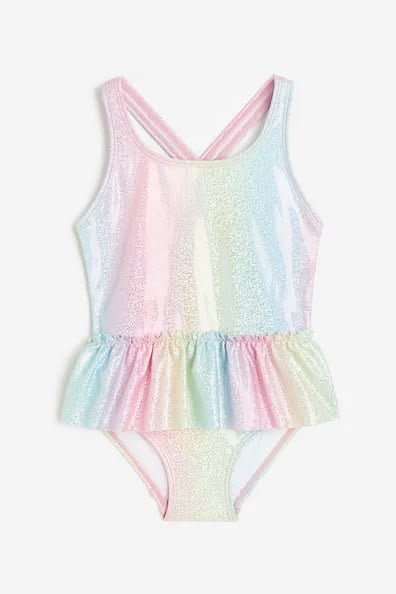 Bộ bơi liền HM nhiều mẫu Bé Gái size 18m - 10y