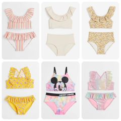 Bộ bơi rời HM nhiều mẫu Bé Gái size 4 - 10y