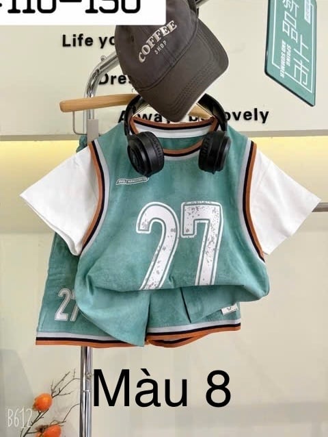(110-150) - Bộ thể thao QC nhiều màu cho bé size 110-150
