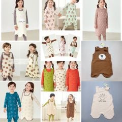 Túi ngủ chần bông Isoop xuất Hàn nhiều màu BTBG size S/M/L (18m-4y)