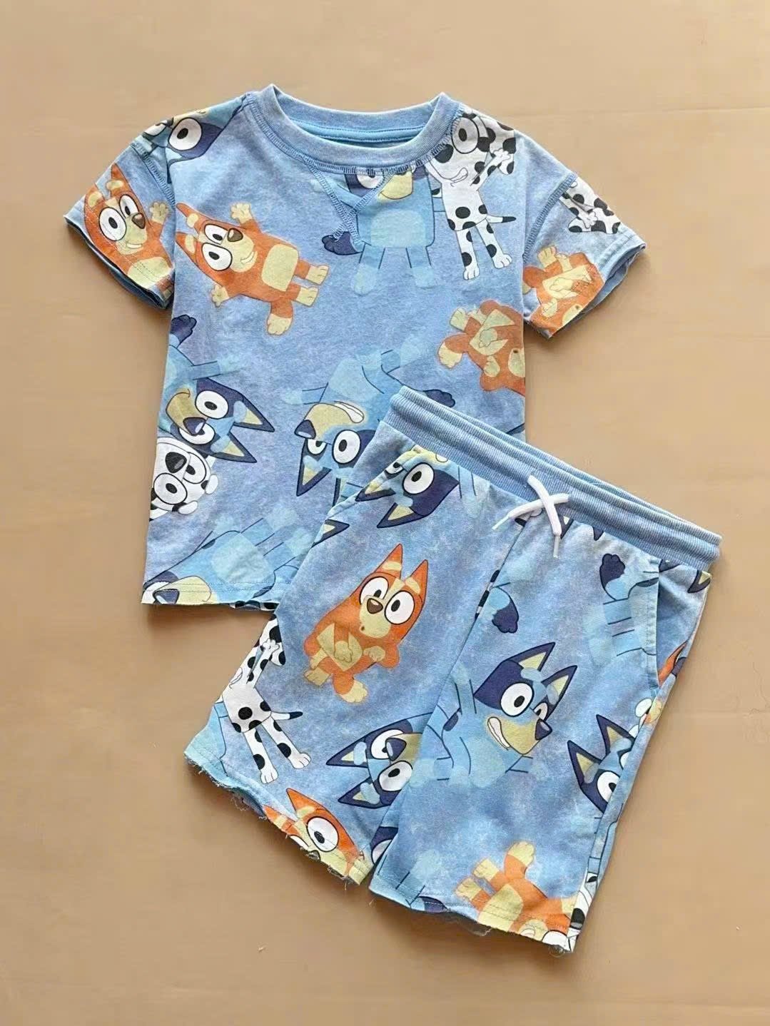 Bộ cotton Paw Patrol, Bluey dư xịn nhiều mẫu cho bé trai size 1-5y