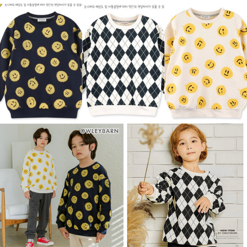 Áo nỉ da cá Owley Barn nhiều mẫu Bé Trai size 110 - 150 ( Bảng màu 2 )