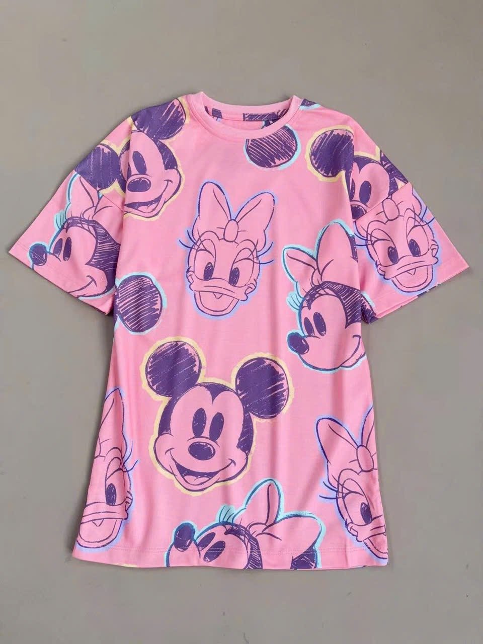 Váy ngủ thun Poly Next dư xịn nhiều màu cho bé gái size 2-14y