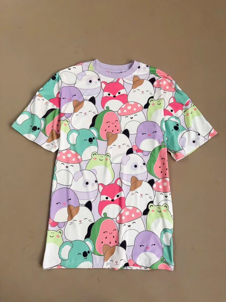 Váy ngủ thun Poly Next dư xịn nhiều màu cho bé gái size 2-14y
