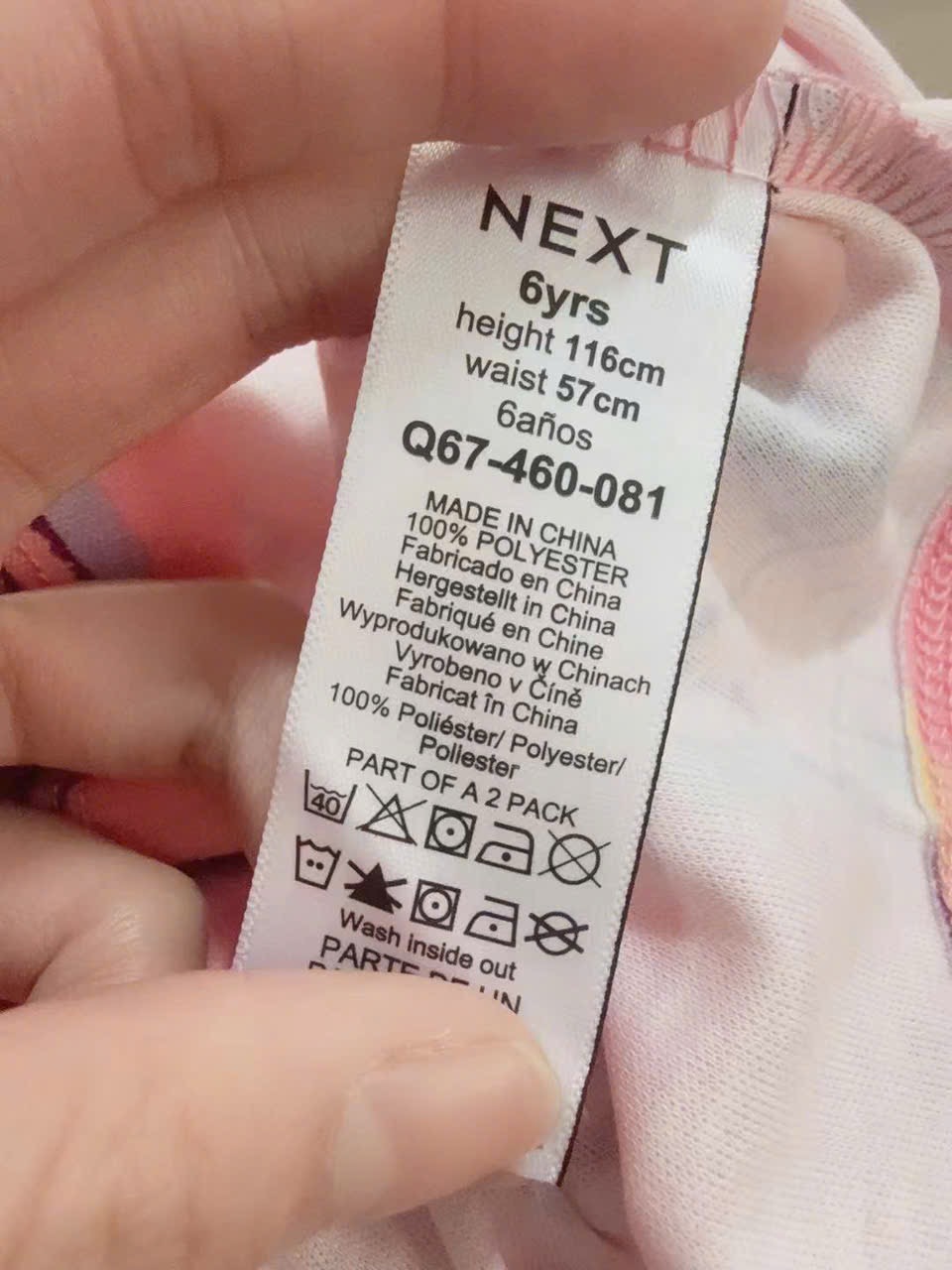 Váy ngủ thun Poly Next dư xịn nhiều màu cho bé gái size 2-14y