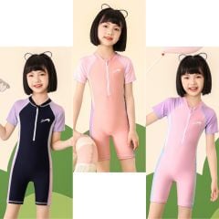 128 - Bộ bơi liền thân GRN phối màu BG size 110-160