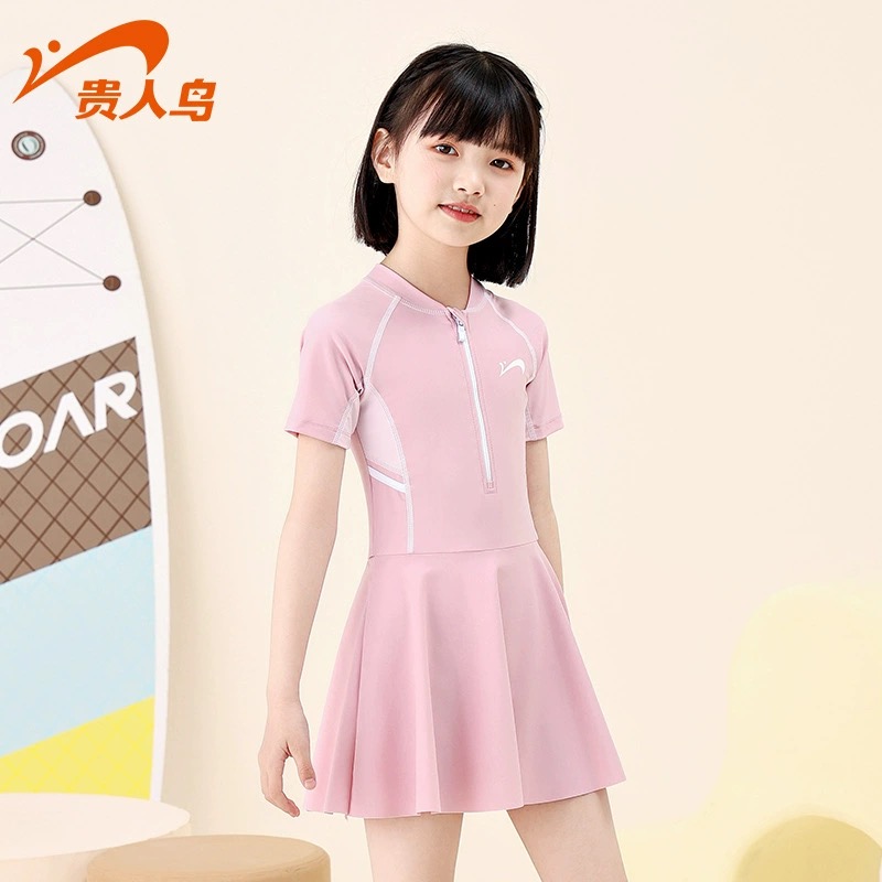 07 - Bộ bơi GRN dáng váy liền quần 2 màu size 110-160