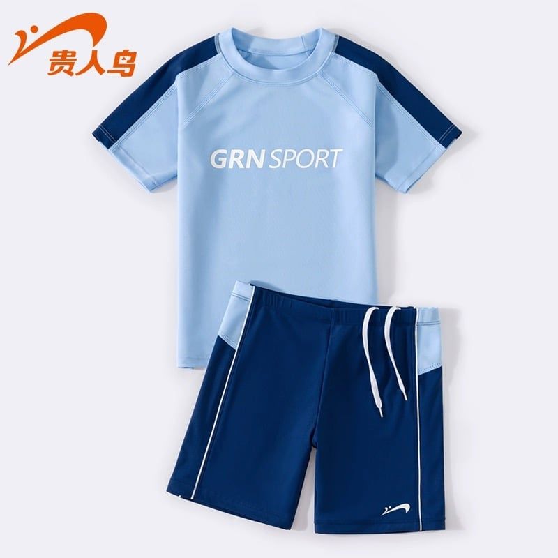 9913 - Bộ bơi GRN 2ct xanh phối navy BT size 120-170