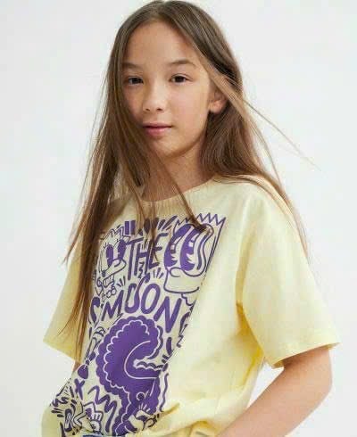 Bộ cotton HM dòng đại nhiều màu cho bé gái size 8-14y