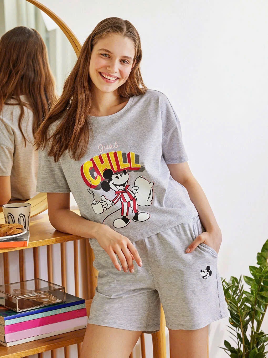 Bộ cotton HM dòng đại nhiều màu cho bé gái size 8-14y