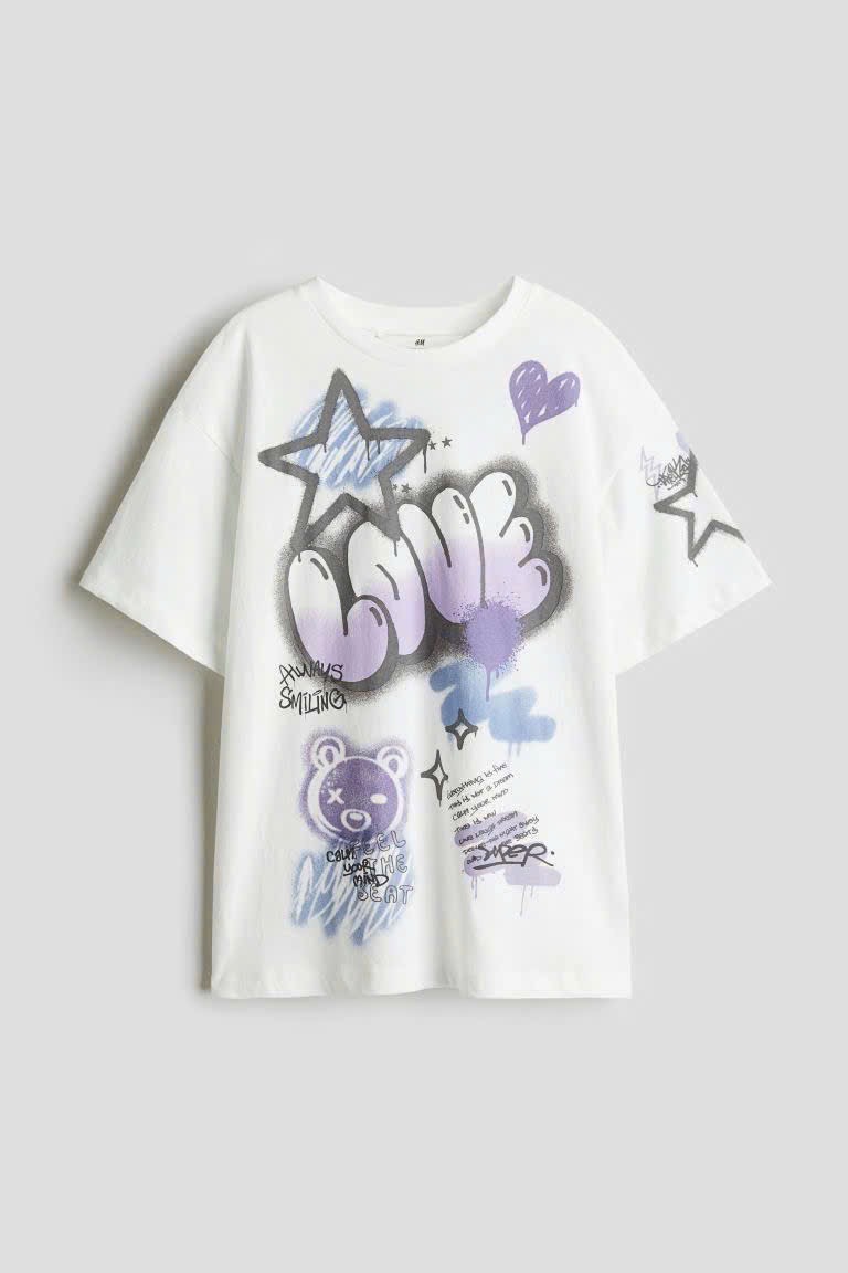 Bộ cotton HM dòng đại nhiều màu cho bé gái size 8-14y