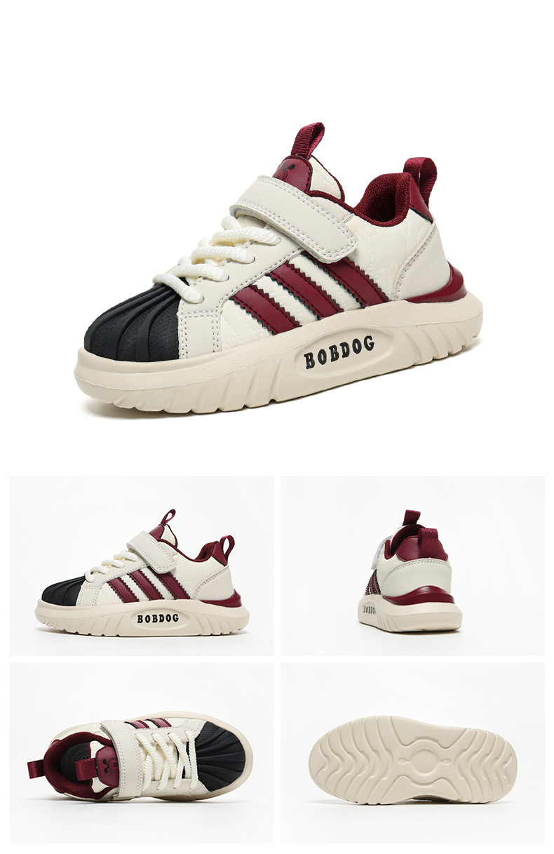 S334 - Giày thể thao Bobdog kẻ sọc 2 màu cho bé size 27-39
