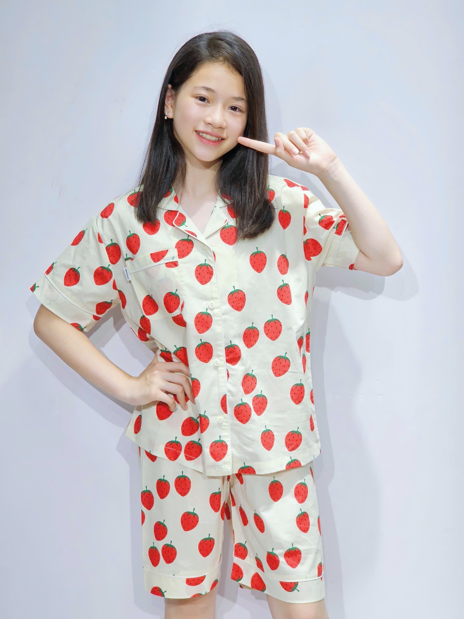 Bộ pyjama Beemon vải thô Hàn nhiều màu cho bé gái size 120-160