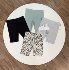 Legging cotton đùi GGJJ dư xịn nhiều màu cho bé gái size 2-8y