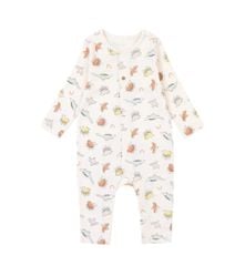 Body cotton Ettoi màu be hoạ tiết khủng long