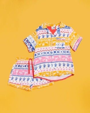 Bộ pyjama Cotton On dư xịn vải xô muslin siêu mát BG size 2-10y