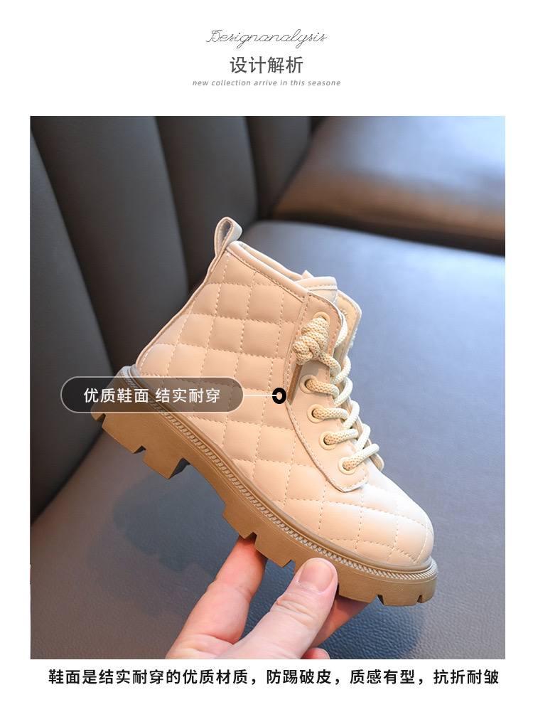 JN6929 - Bốt chần trám cao cổ nhiều màu cho bé size 26-36