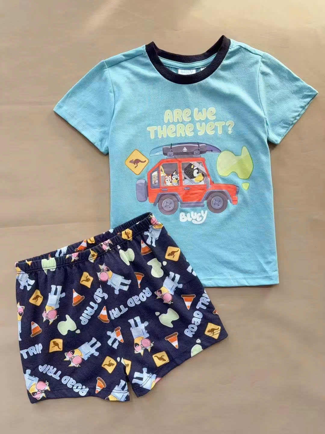 Bộ thun mềm khủng long, Bluey, Hotwheels dư xịn nhiều màu cho bé trai size 1-7y