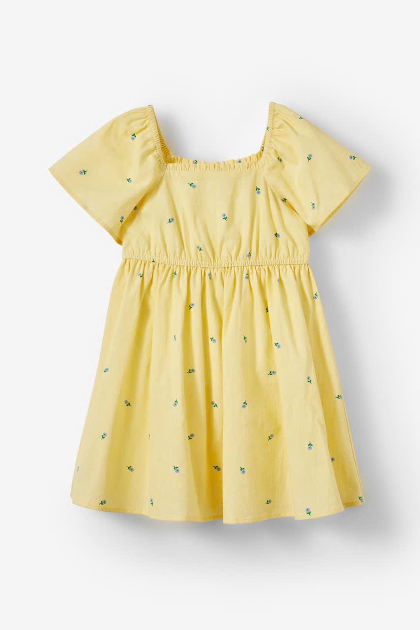 Váy thô chun eo Cotton On 3 màu Bé Gái size 2 - 10y