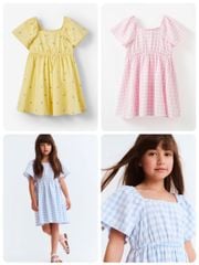Váy thô chun eo Cotton On 3 màu Bé Gái size 2 - 10y