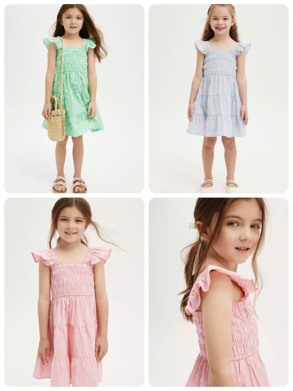 Váy thô cánh tiên Cotton On chun ngực 3 màu size 2 - 10y
