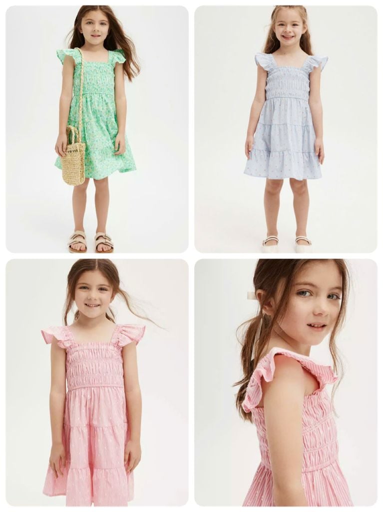 Váy thô cánh tiên Cotton On chun ngực 3 màu size 2 - 10y