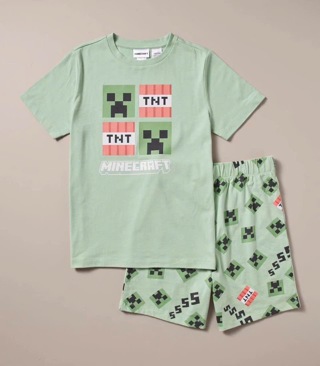 Bộ cotton Minecraft nhiều hình cho bé trai size 6-14y