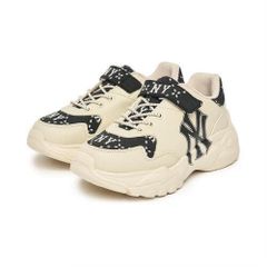 Giày M.L.B Kids Chunky Jacquard Dia Monogram NY màu be