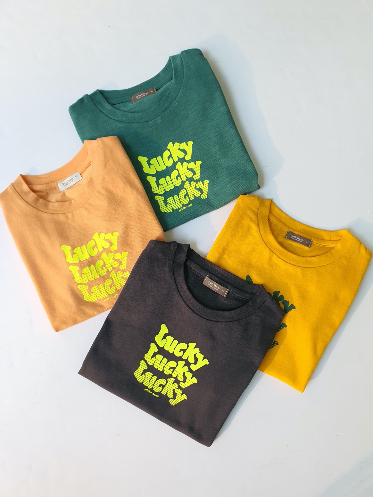 Áo cotton Toto Heros lucky nhiều màu BTBG size 100-150