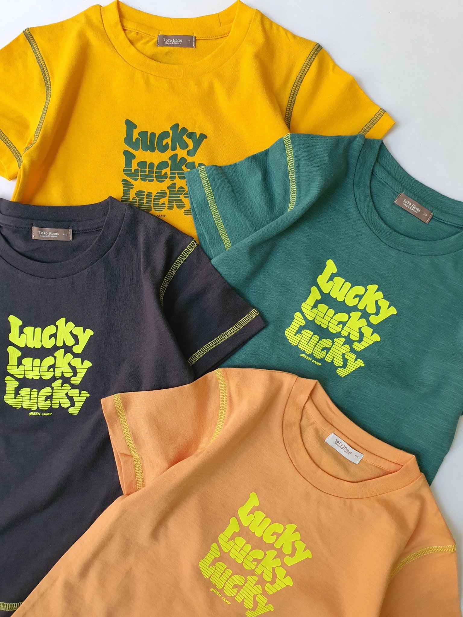 Áo cotton Toto Heros lucky nhiều màu BTBG size 100-150
