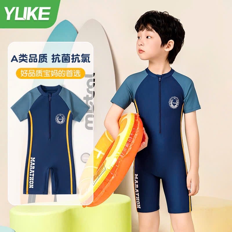 0035 - Bộ bơi liền thân YUKE nhiều màu cho bé trai size XL-6XL